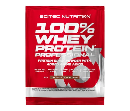 Scitec Nutrition 100% Whey Protein Professional Fresa 30g