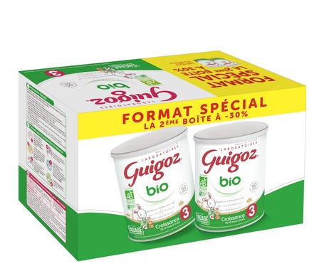 Guigoz Crecimiento Leche 3 Bio 2x800 g