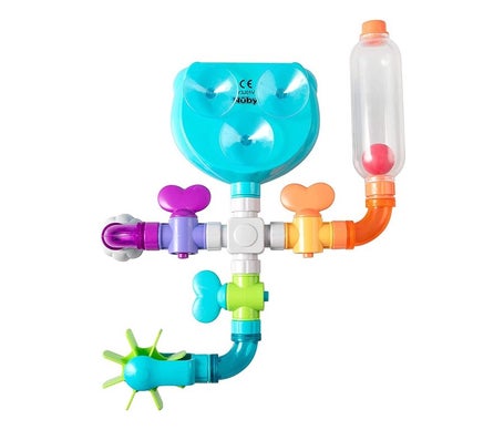 Nuby Crazy Tubes Juguete Baño 18M+ 1ud