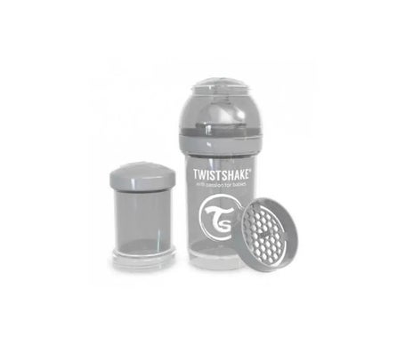 Twistshake Biberón Pastel Gris 180ml 1ud