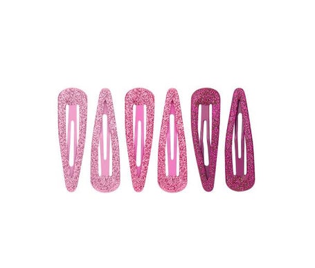 Beter Clips Pelo Ranita Purpurina 6uds