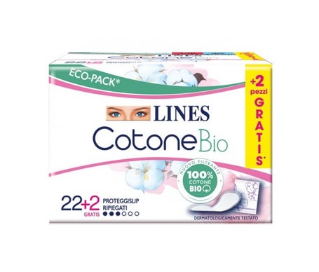 Lines Cotone Bio Salvaslip Pliego 24uds