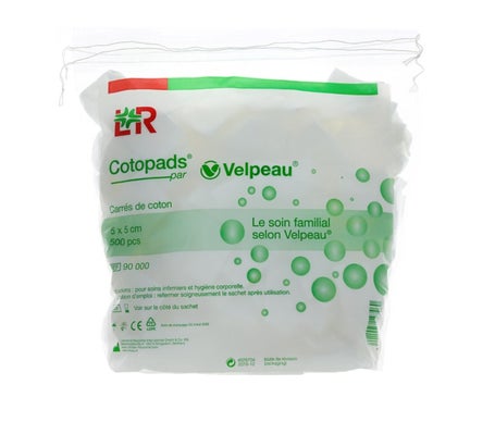 Lohmann & Rauscher Cotopads Toallas Algodón 5cmx5cm 500uds