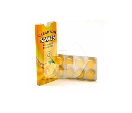 Sawes caramelos miel y limón 8uds