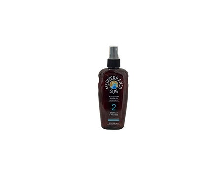 Mediterráneo Sun Zanahoria Aceite Bronceador Dark SPF2 200ml
