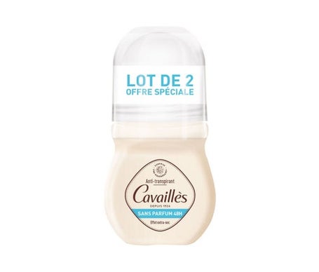 Rogé Cavaillès Desodorante Anti-transpirante Sin Perfume 48h Roll-on 2x50ml