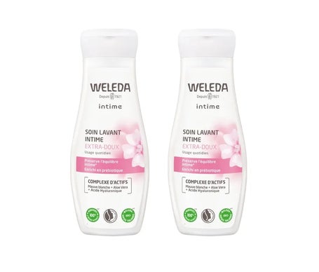 Weleda Intime Gel Limpiador Íntimo Extra Suave 2x200ml