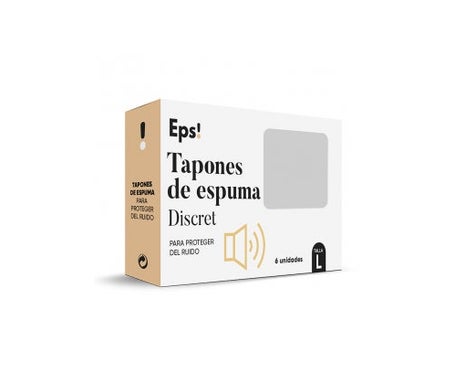 Deiters Eps! Tapones de Espuma Discret T.L 6uds
