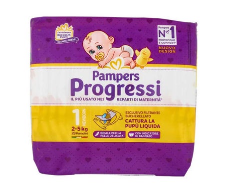 Pampers Progress Recién nacido 28Pcs