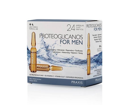 Praxis Proteoglicanos For Men 24 ampollas