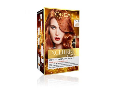 'L''Oréal Excellence Intense 7,43 Louro Acobreado Dourado'