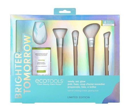 Ecotools Kit Brighter Tomorrow Ready Set Glow 5uds