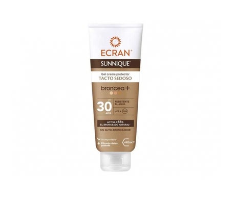 Ecran Sunnique Gel Crema Protector Broncea+ SPF30 250ml