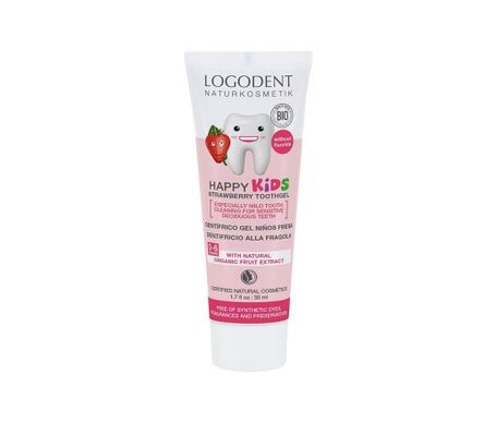 Logona Dentífrico Niños Fresa Gel 50ml