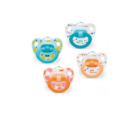 Nuk Chupete T2 Silicona Surtido 1 ud