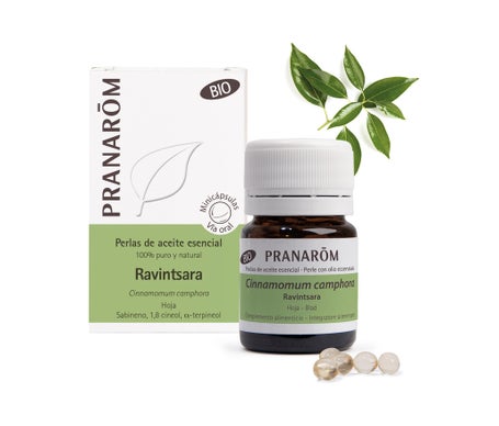 Pranarôm Perlas de Aceite Esencial de Ravintsara BIO 60caps