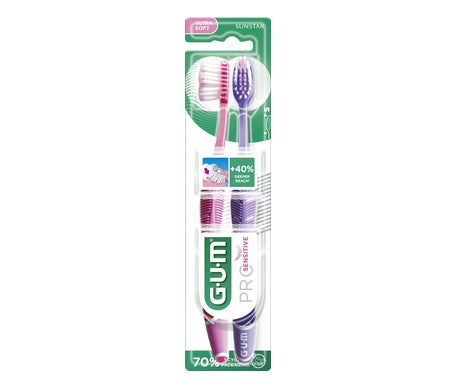 GUM Pro Sensitive Cepillo Dental 2uds