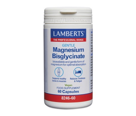 Lamberts Magnesio Bisglicinato 60 cápsulas