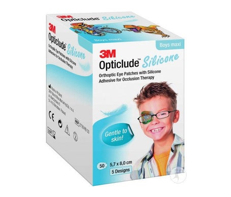 3M Opticlude Patchs Silicone Boy Maxi 50uds