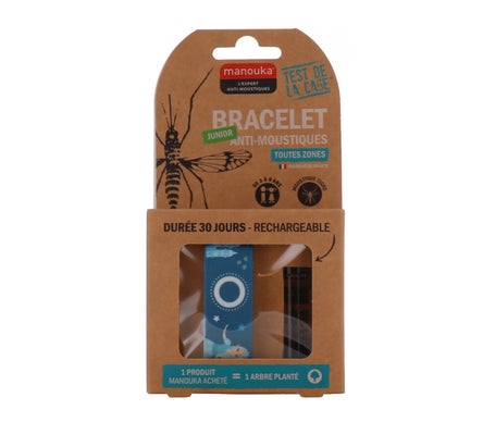 Manouka Pulsera Repelente de Mosquitos Junior Claro 1ud