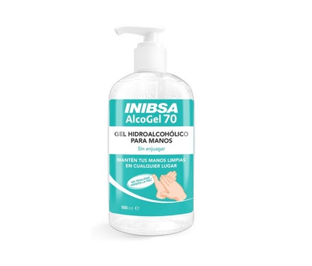 Inibsa AlcoGel 70 Gel Hidroalcohólico 500ml