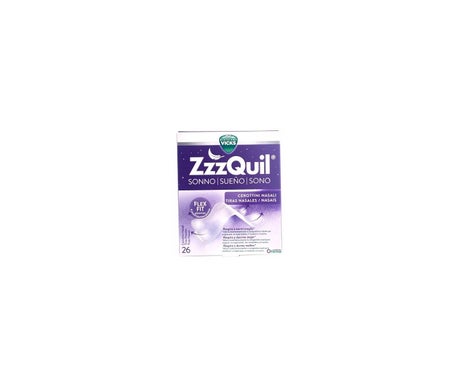 Zzzquil Sono Tiras Nasais 26 Unidades