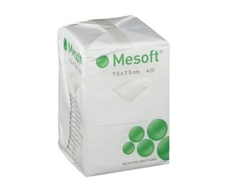 Mesoft Compresa No Estéril No Tejido 7.5x7.5cm 100uds