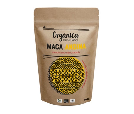 Organica Superfoods Maca Andina en Polvo Sin Gluten Bio Vegan 200g