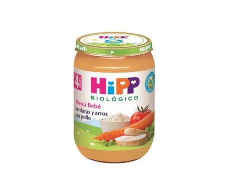 Hipp Tarrito Verduras Arroz con Pollo Bio +4M 190g