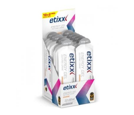 Etixx Energy Gel Bebida Isotónica Naranja 12x60ml
