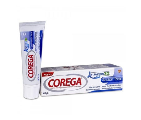 Corega® Acción Total crema fijadora 40g