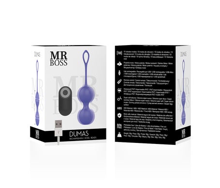 Mr Boss Dumas Kegel Beads Vibradotion 1ud