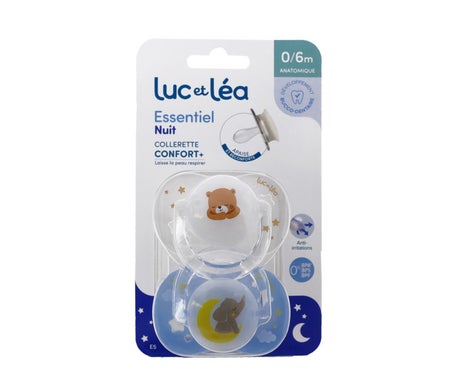Luc Et Léa Essentiel Duo Night E5 Chupete 0-6M 2uds