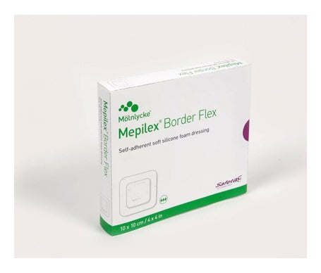 Mepilex Border Flex Apósito 10x10cm 5uds