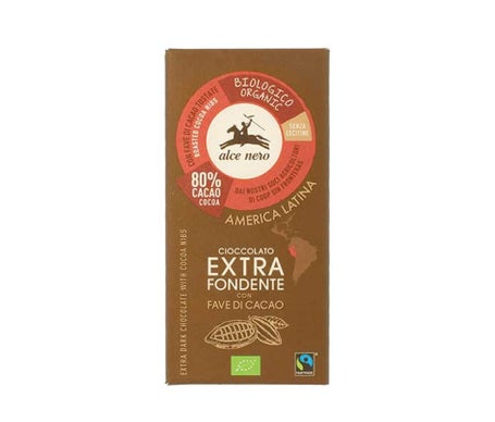 Alce Nero Chocolate Negro Bio Extra Fondant 80% 100g | Natural Doctor