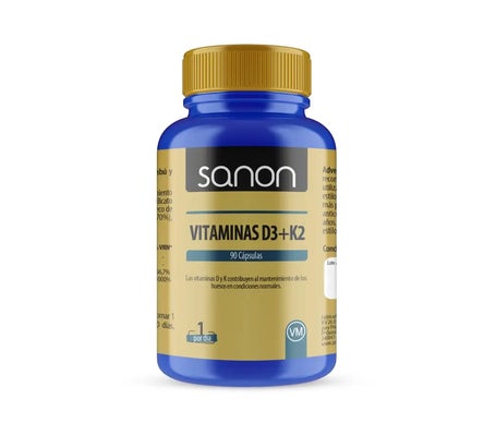 Sanon Vitaminas D3 + K2 90caps