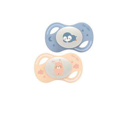 Luc Et Léa Collection Chupete Night C7 Extra-Slim 0-6M 2uds