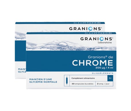 Granions Chrome set de 2 x 30 ampollas