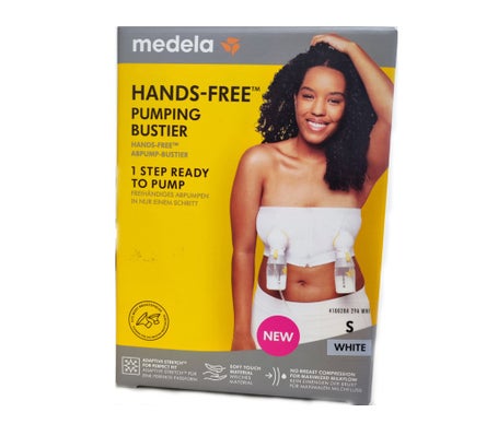 Medela Hands-Free Top de Extracción Blanco Talla S 1ud