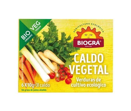 Biográ Caldo Vegetal – Cubitos 10g