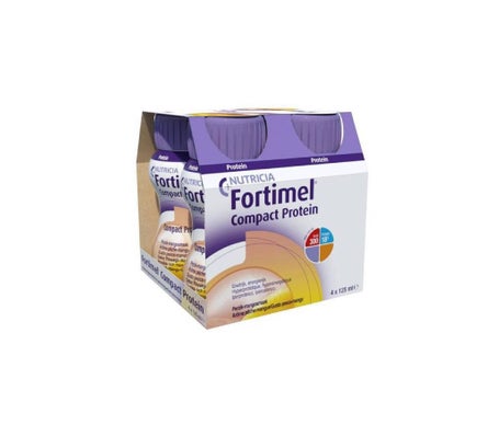 Fortimel Compact Protein Pêssego-Manga 4x125ml