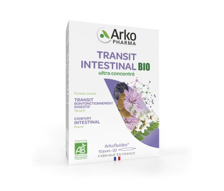 Arkopharma Arkofluides Transit Intestinal BIO 20ampoules x 10ml