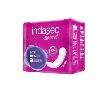 Indasec Discreet Extra Compresa Perdidas Leves 1