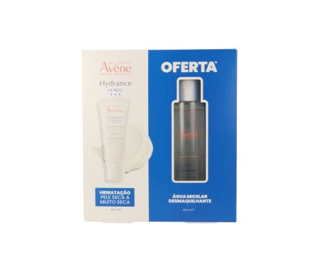 Avène Set Hydrance Crema UV Hidratante Rica + Agua Micelar