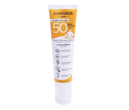 Gamarde Bébé Fluide Solaire SPF50 100ml