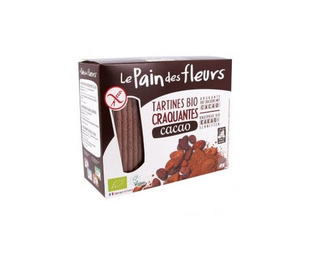 Le Pain des Fleurs Tartines Craquantes Bio au Cacao 160g