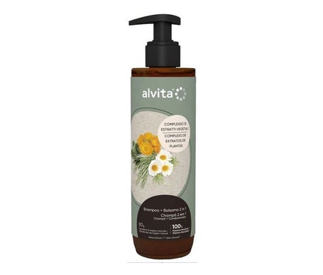 Alvita Champú 2 en 1 Complejo de Extractos Vegetales 400ml
