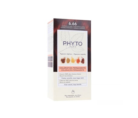 Phyto Phytocolor Kit Coloración 6.66 Castaño Claro Cereza Intens
