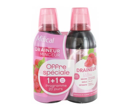 Milical - Escurridor Ultra Frambuesa 2x500ml