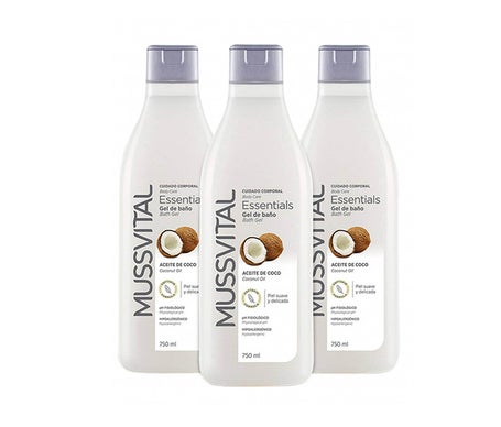 Mussvital Pack Geles Coco 3x750ml